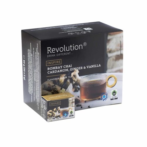 New Revolution bombay chai cardamom ginger vanilla 30C